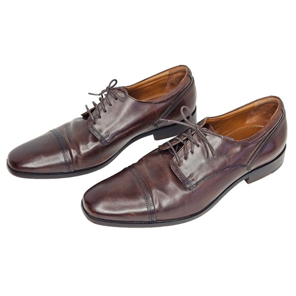 Johnston & Murphy Other - Johnston & Murphy Domani Oxford Leather Cap Toe Loafers, Mens Shoes Size 12M C9